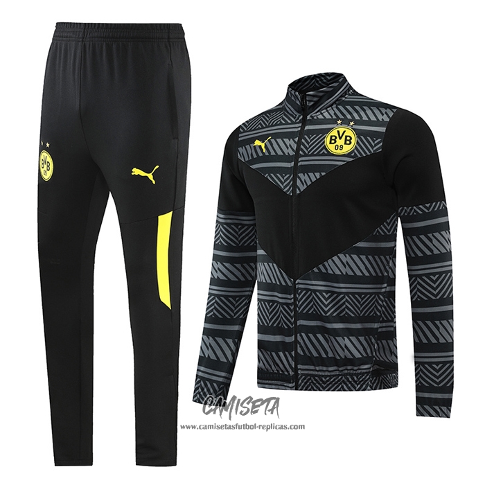 Chandal de Chaqueta del Borussia Dortmund 2022-2023 Gris